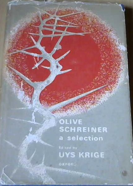 Image for Olive Schreiner: A Selection