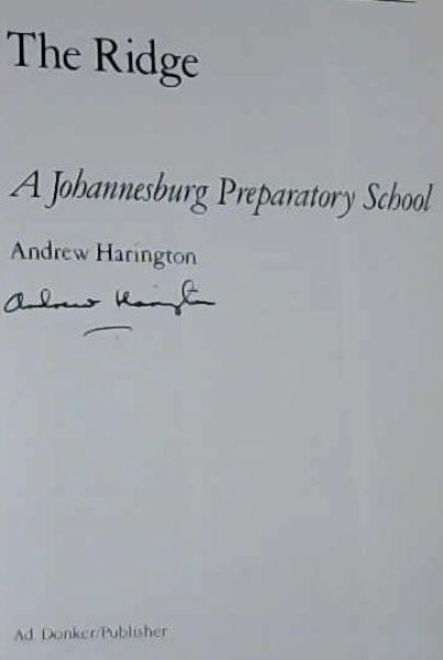 Image for The Ridge: A Johannesburg Preparatory School