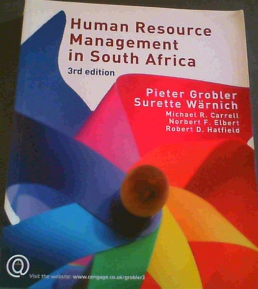 Grobler, Pieter A.; Warnich, Suret .. Human Resource Management in South Africa - Picture 1 of 3