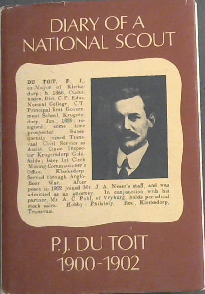 Image for Diary of a National Scout, P. J. du Toit 1900-1902
