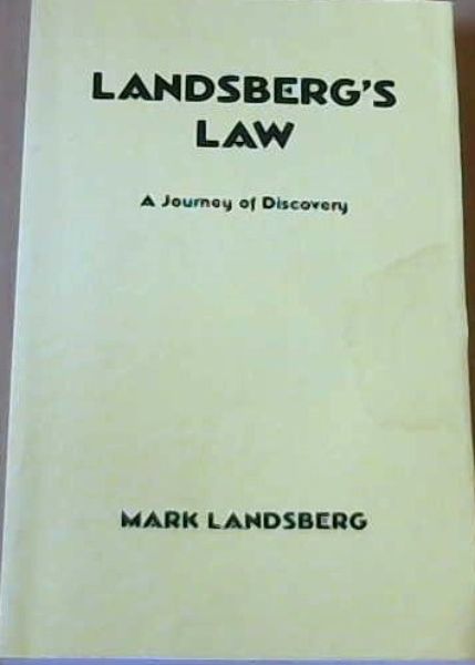 Landsberg, Mark .. Landsberg's Law A Journey of Discovery - Picture 2 of 3