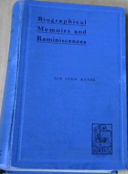 Image for Biographical Memoirs and Reminiscences